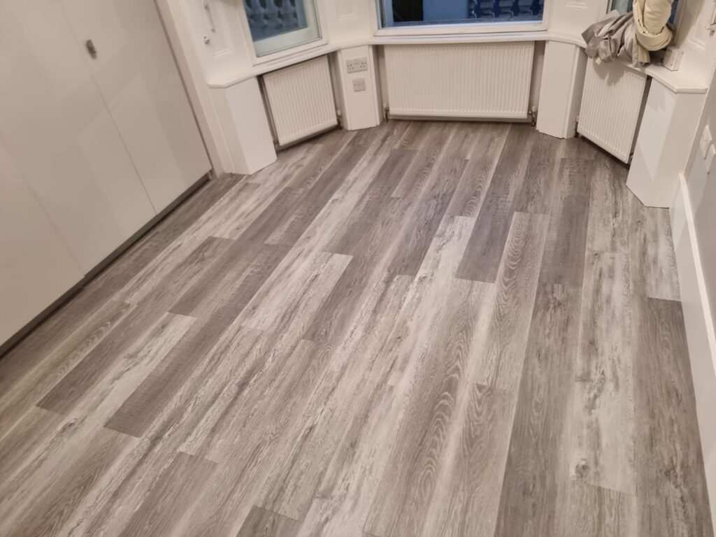 Amtico Spacia Urban Salvaged Timber Installation In Mayfair - Luxury Vinyl Tile (LVT) Flooring - Mayfair - Residential