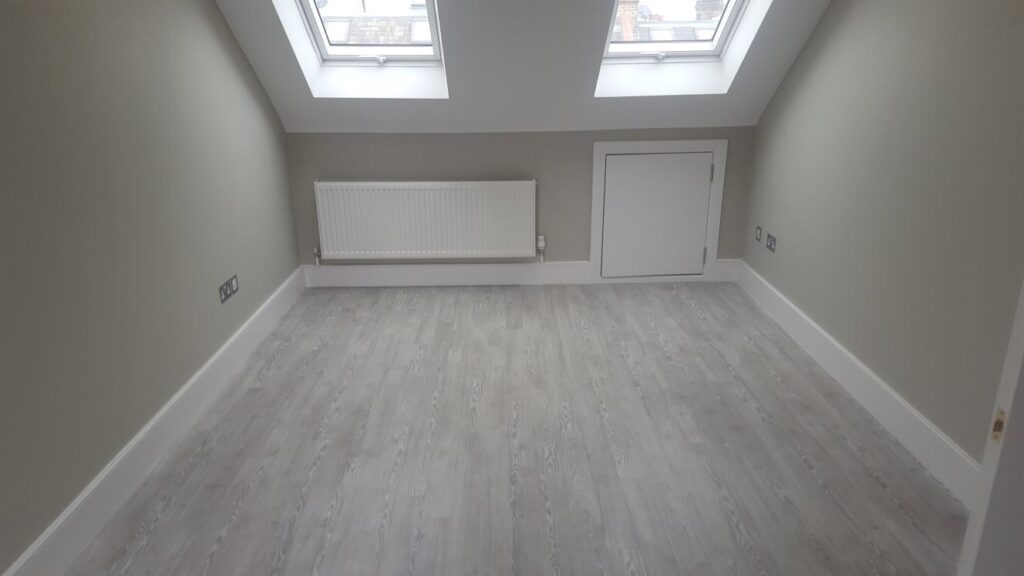 Amtico Spacia White Ash Installation In Acton - Luxury Vinyl Tile (LVT) Flooring - Acton - Residential