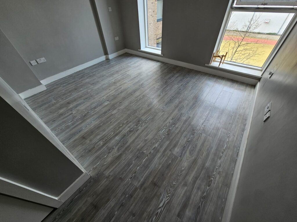 Amtico Spacia White Ash Installation In Wimbledon - Luxury Vinyl Tile (LVT) Flooring - Wimbledon - Residential