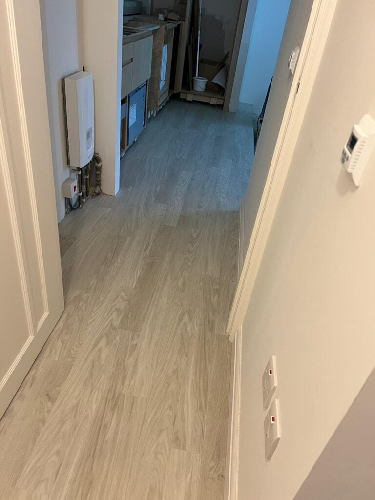 Amtico Spacia White Oak Installation In Belgravia - Luxury Vinyl Tile (LVT) Flooring - Belgravia - Residential