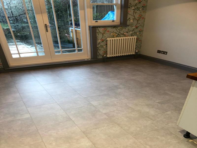 Amtico Spacia Plaza Concrete Luxury Vinyl Tile - Luxury Vinyl Tile (LVT) Flooring - Kilburn - Residential