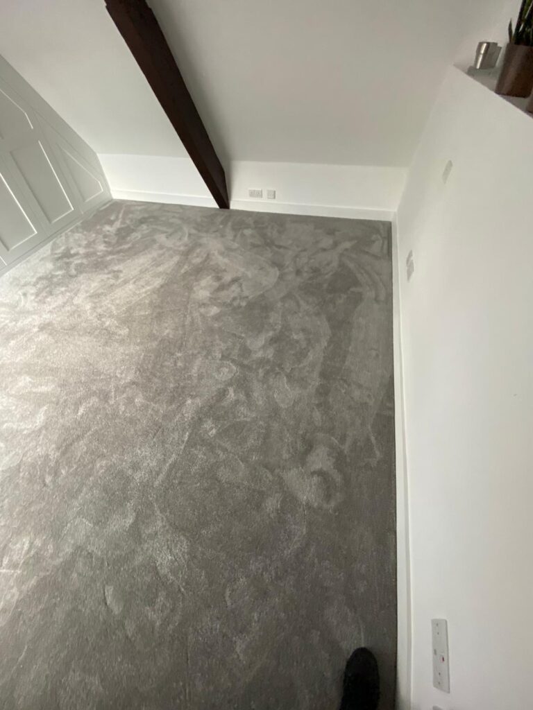 Associated Weavers Sedna Yara Smoke Carpet Installation In Chiswick - Carpet - Chiswick - Residential