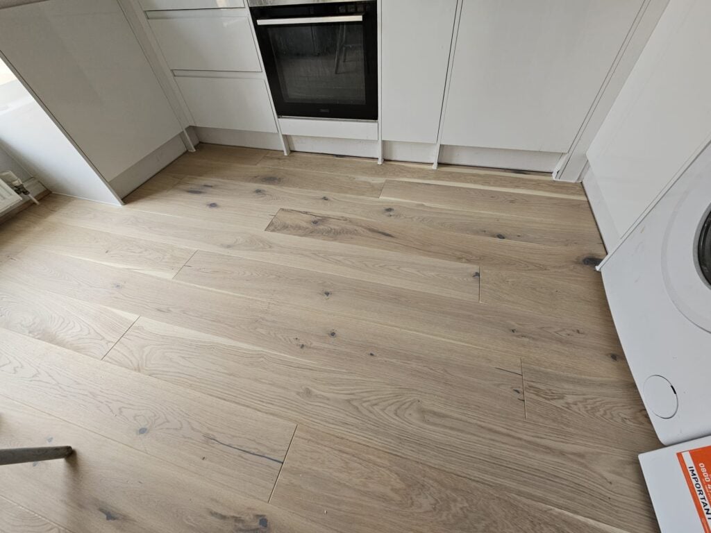 Atkinson Kirby Tanami Oak Brushed Natural Oil Wood Flooring Installation In Lambeth - Wood Flooring - Lambeth - Residential