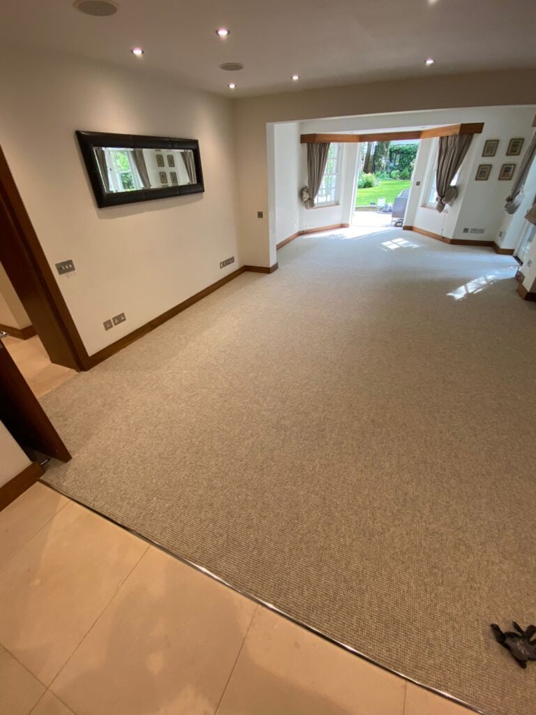 Axminster Carpets Carpets Cobble Weave Annaman Whirl Installation In Hammersmith - Carpet - Hammersmith - Residential