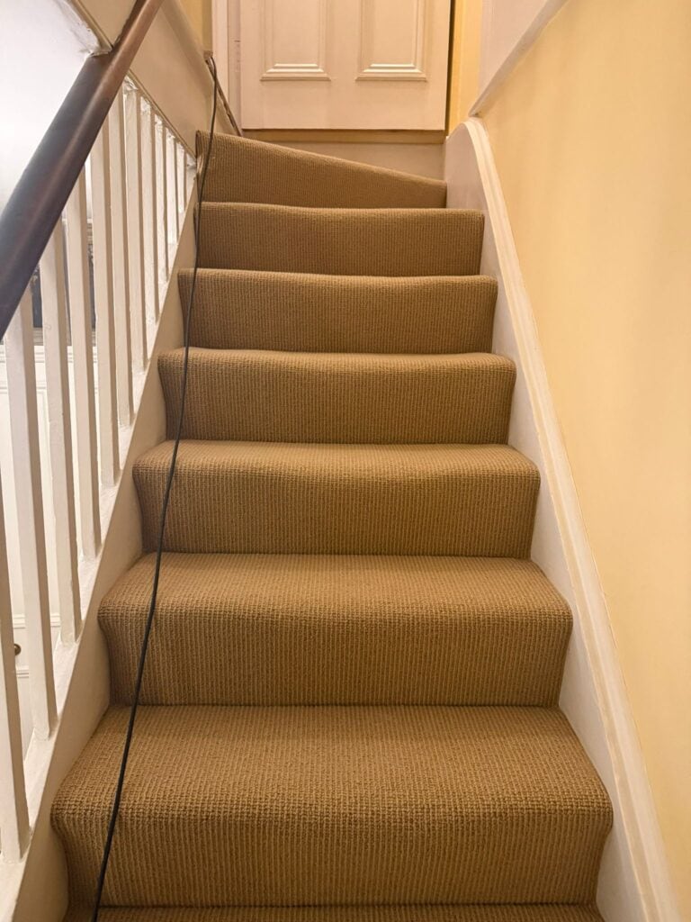 Axminster Carpets Carpets Natural Loop Ribgrass Straw Installation In Wandsworth - Carpet - Wandsworth - Residential