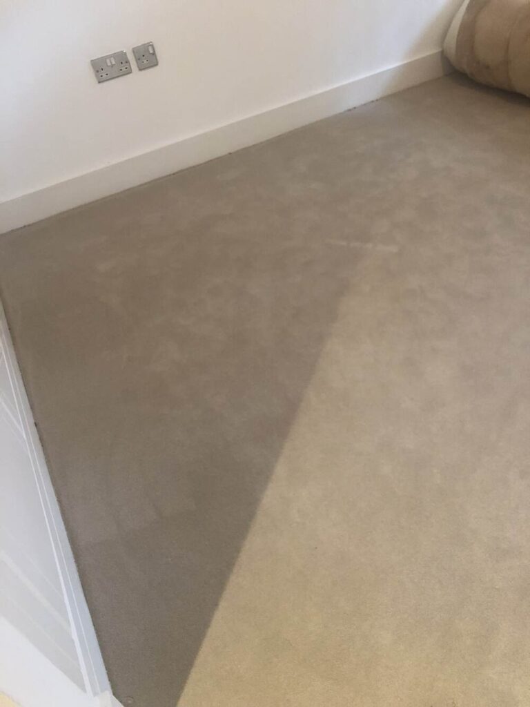 Cavalier Carpets Cartouche Velvet Canvas Installation In Battersea - Carpet - Battersea - Residential