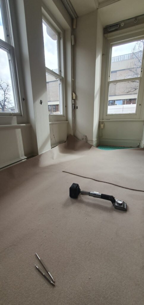 Cavalier Carpets Cartouche Velvet Feather Installation In Farringdon - Carpet - Farringdon - Residential