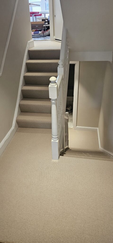 Clarendon Carpets Belsize Park Buttermilk Installation In Acton - Carpet - Acton - Residential
