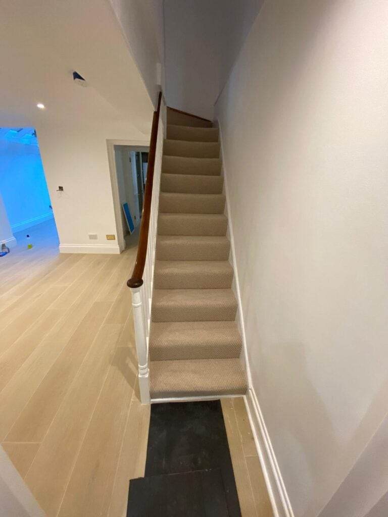 Clarendon Carpets Chigwell Ripple Bark Installation In Hampstead - Carpet - Hampstead - Commercial