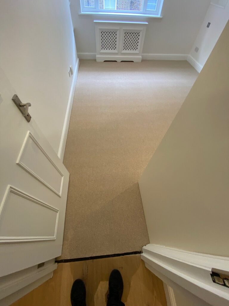 Clarendon Carpets Harrow Beige Installation In Westminster - Carpet - Harrow - Westminster - Residential