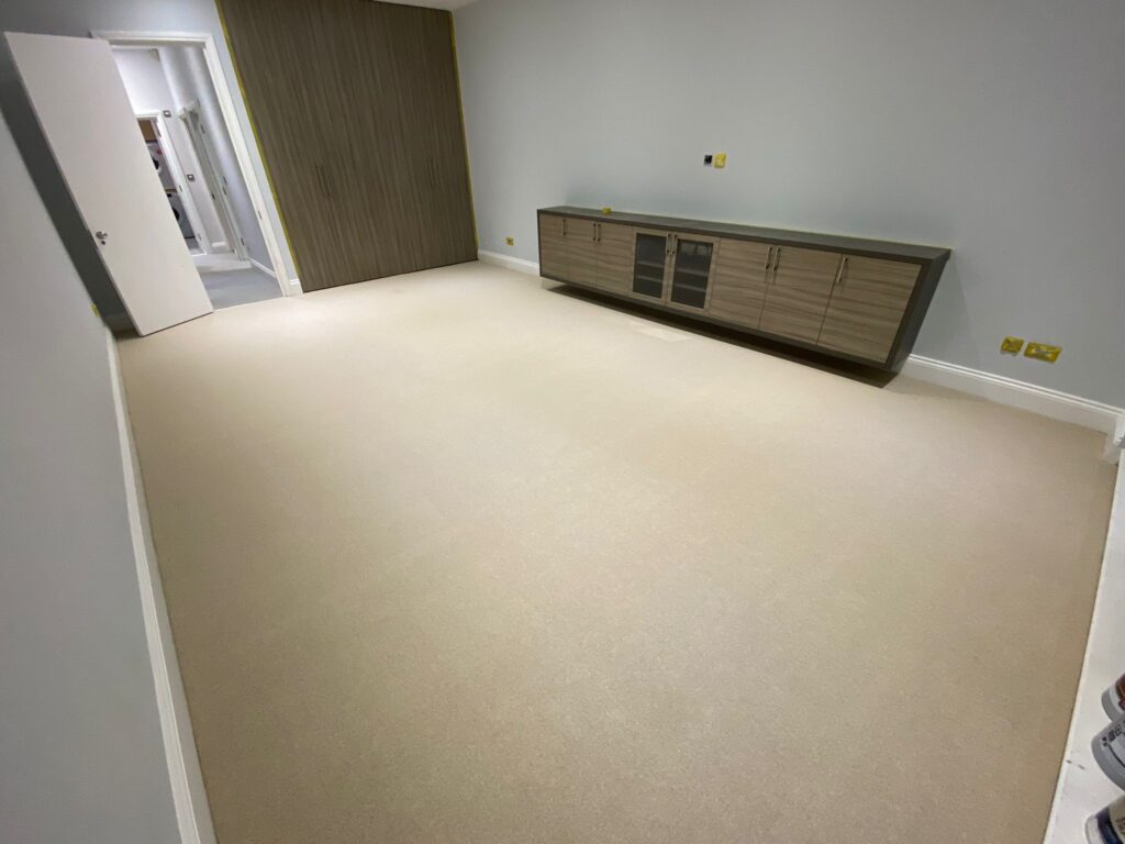 Clarendon Carpets Mayfair Natural Installation In Docklands - Carpet - Docklands - Mayfair - Residential