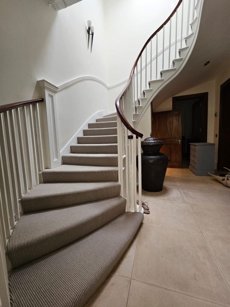 Cormar Carpets Pimlico Dulwich Stripe Installation In Islington - Carpet - Dulwich - Islington - Pimlico - Residential