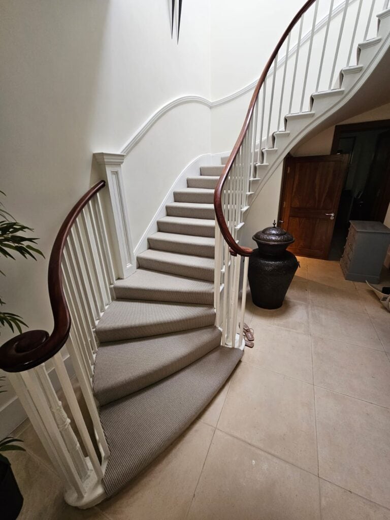 Cormar Carpets Pimlico Dulwich Stripe Installation In Knightsbridge - Carpet - Dulwich - Knightsbridge - Pimlico - Residential