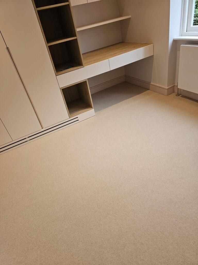 Cormar Carpets Pimlico Praline Installation In Docklands - Carpet - Docklands - Pimlico - Residential