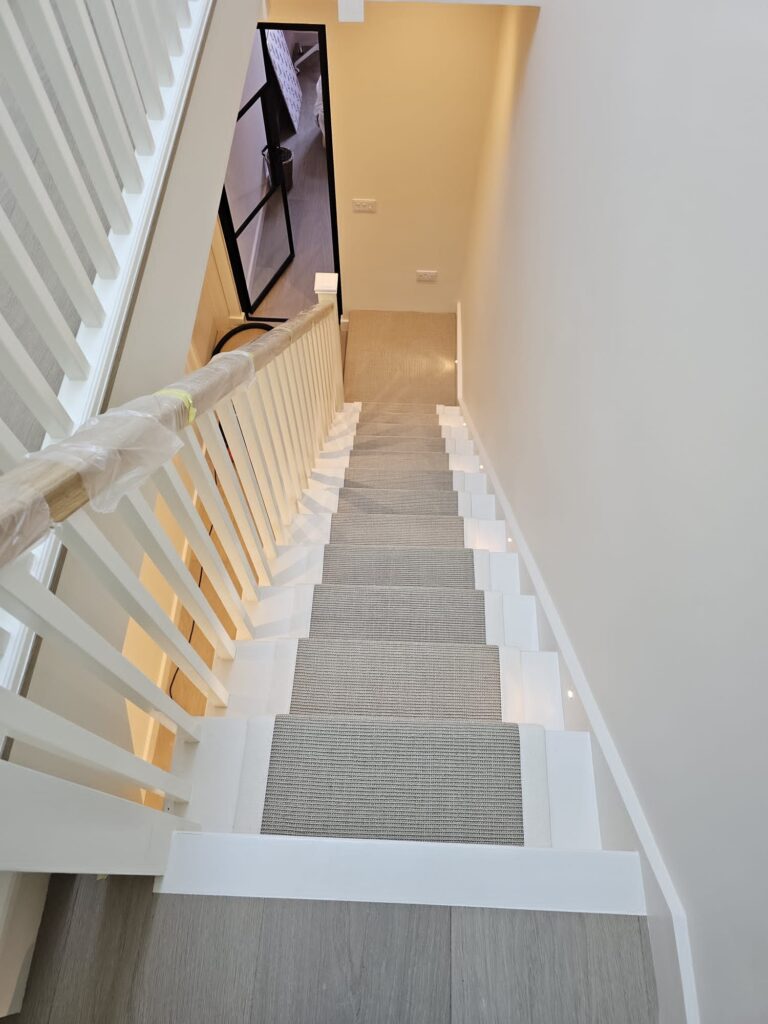 Crucial Trading Sisal Harmony Boucle Moon Frost Carpet Installation In Earls Court - Carpet - Earls Court - Residential