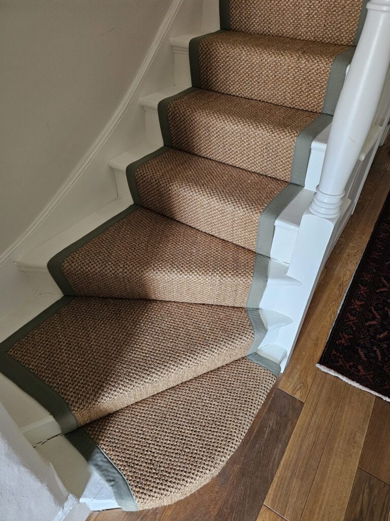 Crucial Trading Sisal Oriental Copper E102 Carpet Installation In Fulham - Carpet - Fulham - Residential