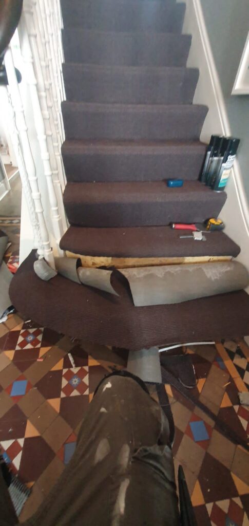 Crucial Trading Sisal Small Boucle Accents Black Carpet Installation In Pimlico - Carpet - Pimlico - Residential