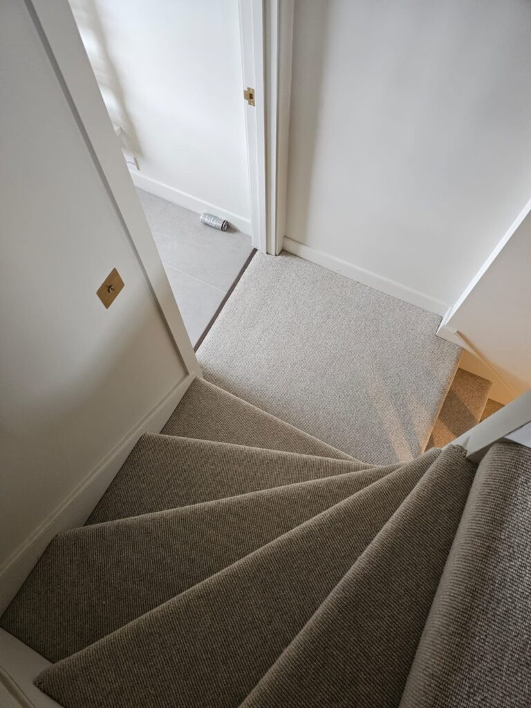Fibre Carpets Wool Arcadian Sissinghurst Installation In Hammersmith - Carpet - Hammersmith - Residential