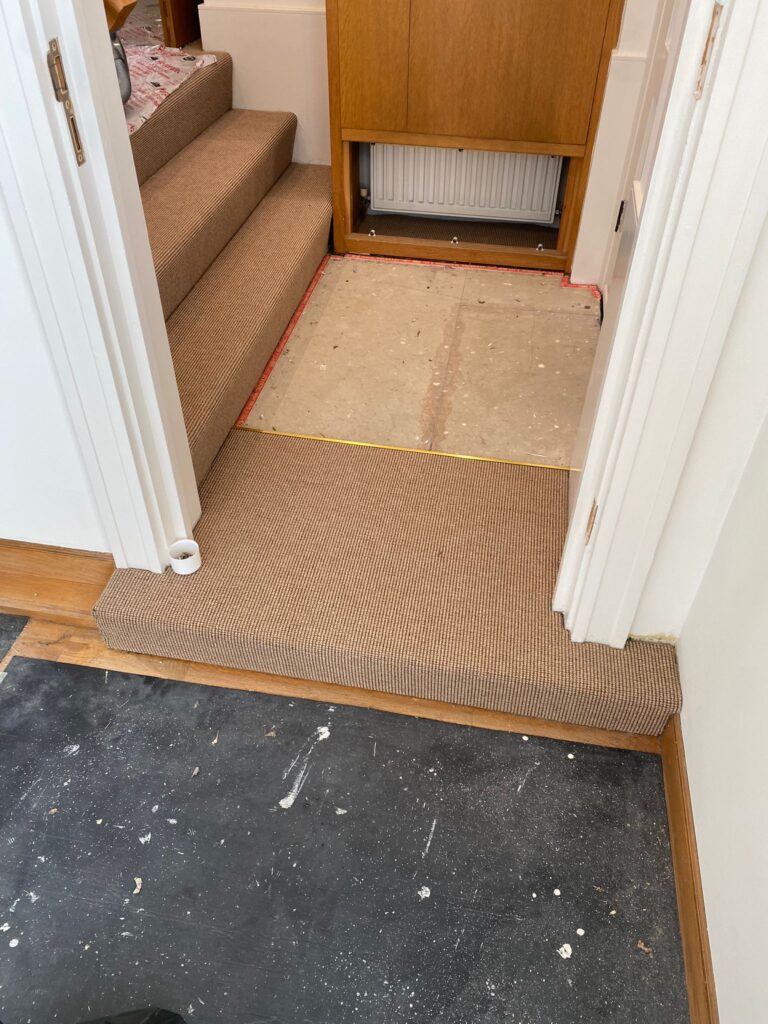 Fibre Carpets Easycare Boucle Cotswold Installation In Wimbledon - Carpet - Wimbledon - Residential