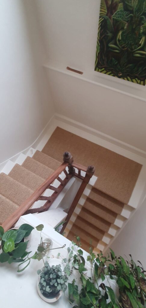 Fibre Carpets Sisal Artemis Silver Installation In Islington - Carpet - Islington - Residential