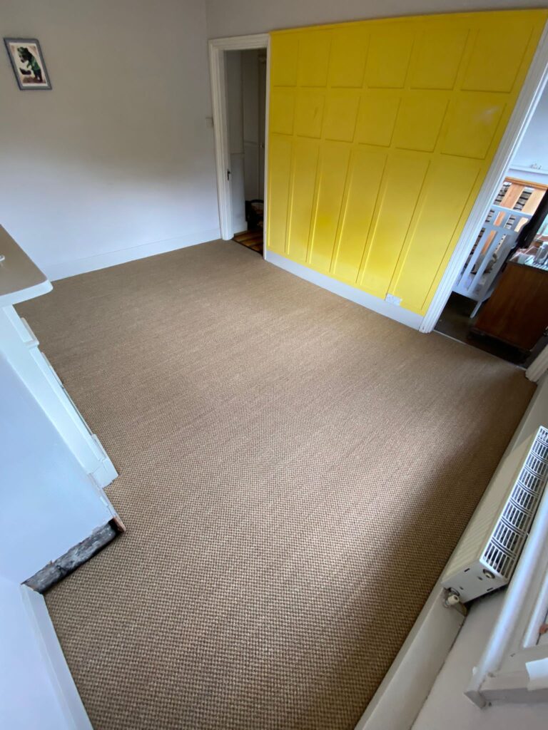 Fibre Carpets Sisal Bengal Raj Installation In Notting Hill - Carpet - Notting Hill - Residential