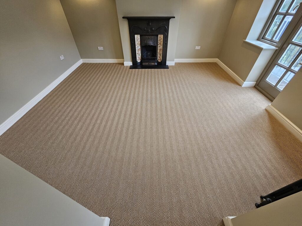 Fibre Carpets Sisal Bengal Raj Installation In Richmond - Carpet - Richmond - Residential