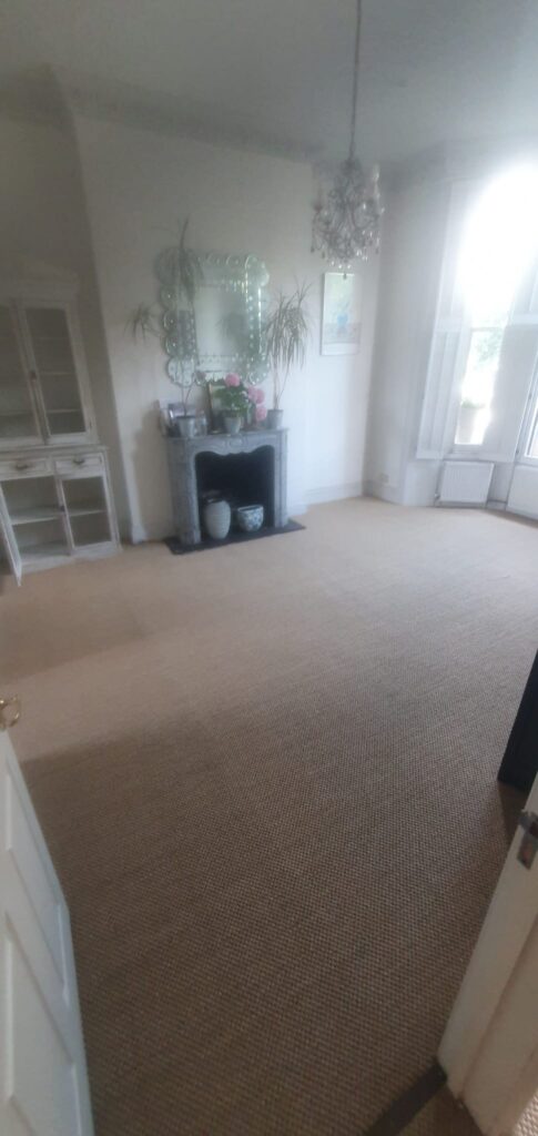 Fibre Carpets Sisal Bengal Ranakpur Installation In Canary Wharf - Carpet - Canary Wharf - Residential