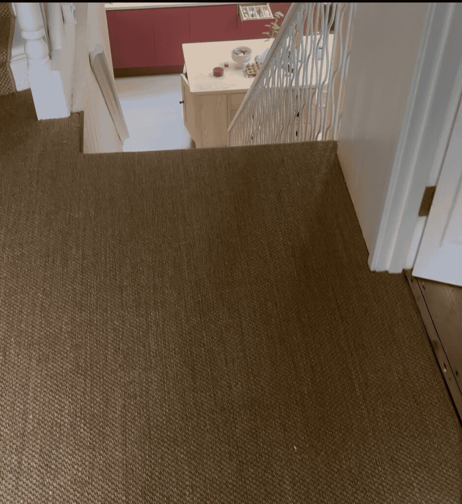 Fibre Carpets Sisal Bengal Ranakpur Installation In Battersea - Carpet - Battersea - Residential