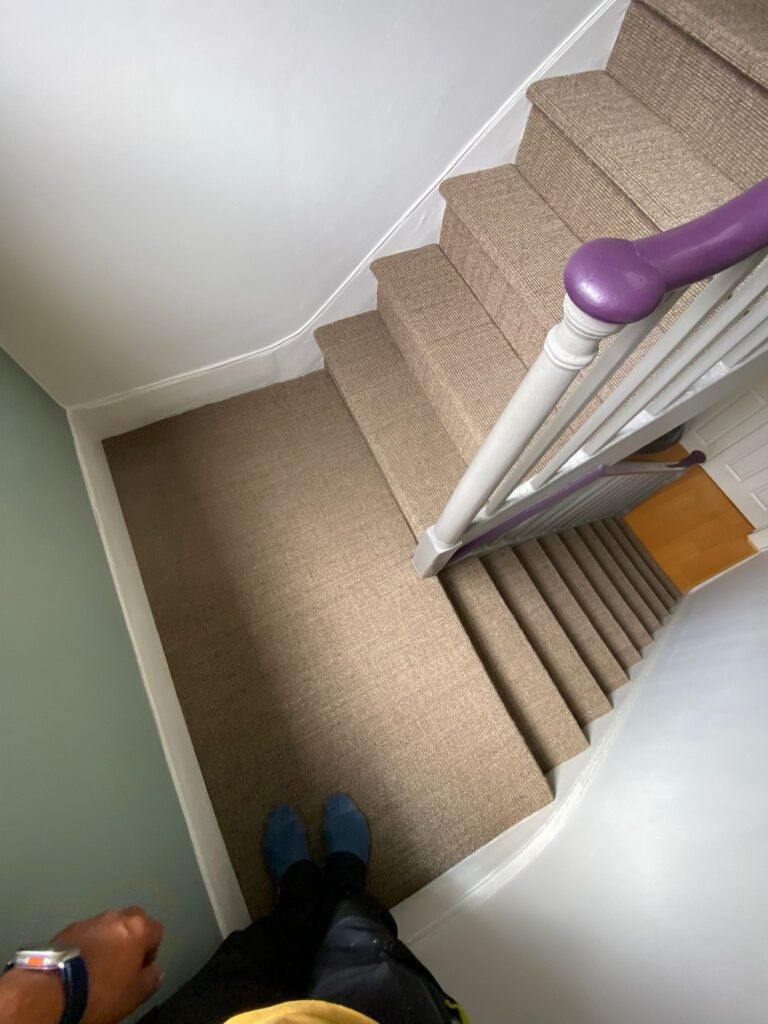 Fibre Carpets Sisal Easy Clean Bougle Agate Installation In Mayfair - Carpet - Mayfair - Residential