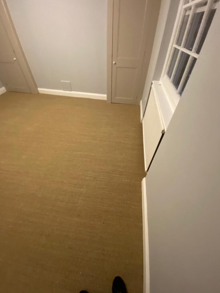 Fibre Carpets Sisal Easyclean Boucle Sunstone Installation In Kensington - Carpet - Kensington - Residential