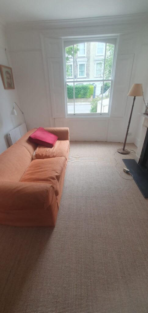 Fibre Carpets Sisal Easyclean Boucle Sunstone Installation In Lambeth - Carpet - Lambeth - Residential