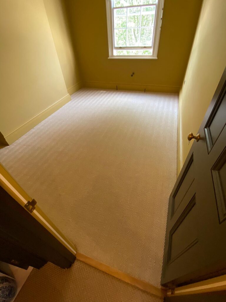 Fibre Carpets Sisal Havana Argent Installation In Docklands - Carpet - Docklands - Residential