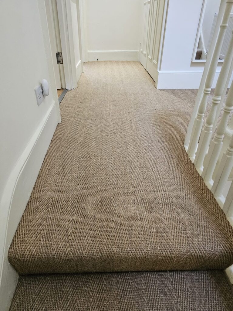 Fibre Carpets Sisal Havana Ore Installation In Shepherds Bush - Carpet - Residential