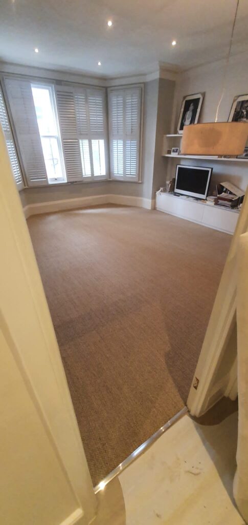 Fibre Carpets Sumatra Sisal Installation In Islington - Carpet - Islington - Residential