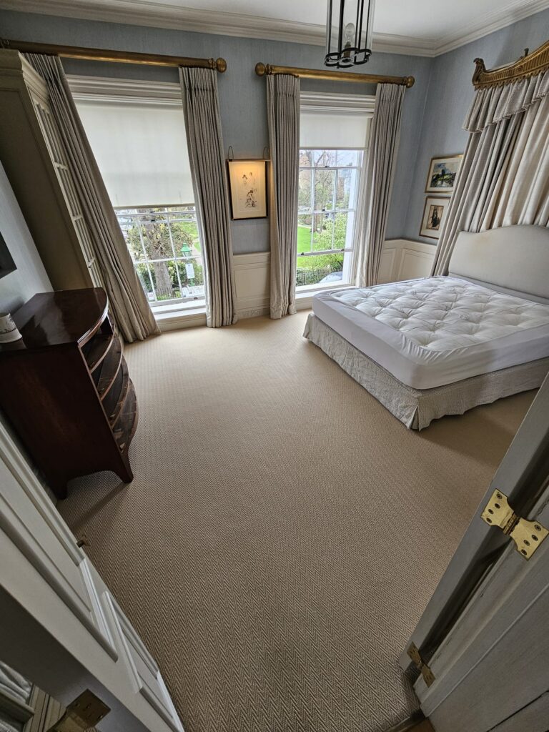 Fibre Carpets Wool Herringfine Bank Installation In Chiswick - Carpet - Chiswick - Residential