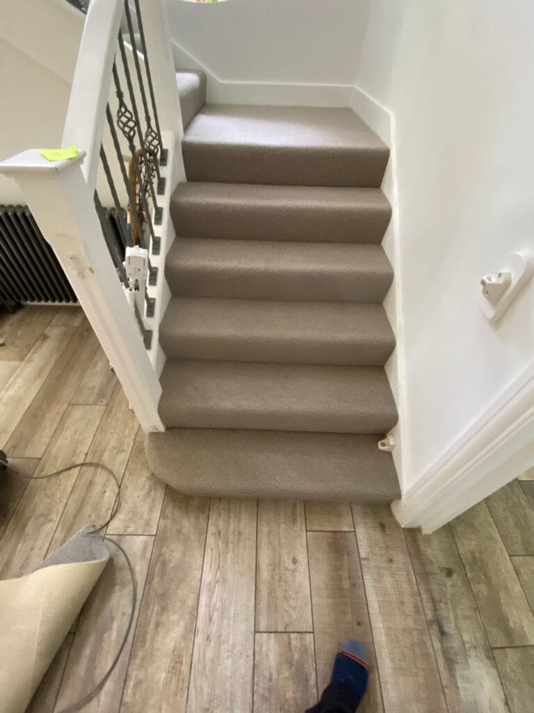 Fibre Carpets Wool Maldives Conch Installation In Farringdon - Carpet - Farringdon - Residential