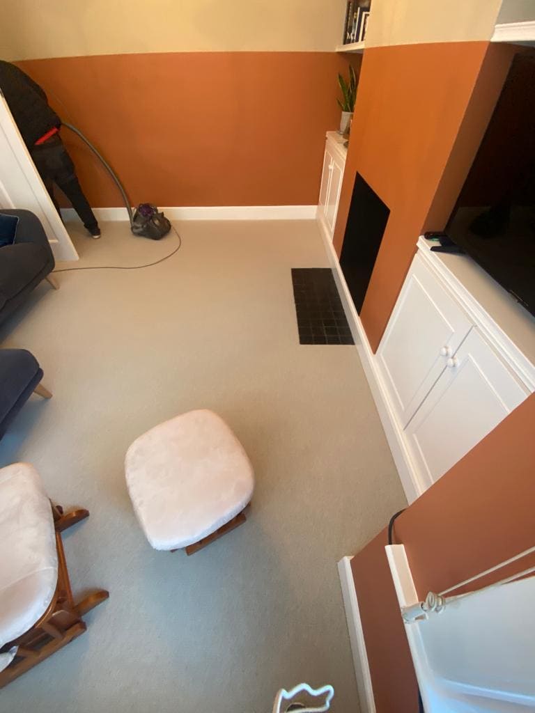 Fibre Carpets Wool Seychelles Lagoon Installation In Hammersmith - Carpet - Hammersmith - Residential