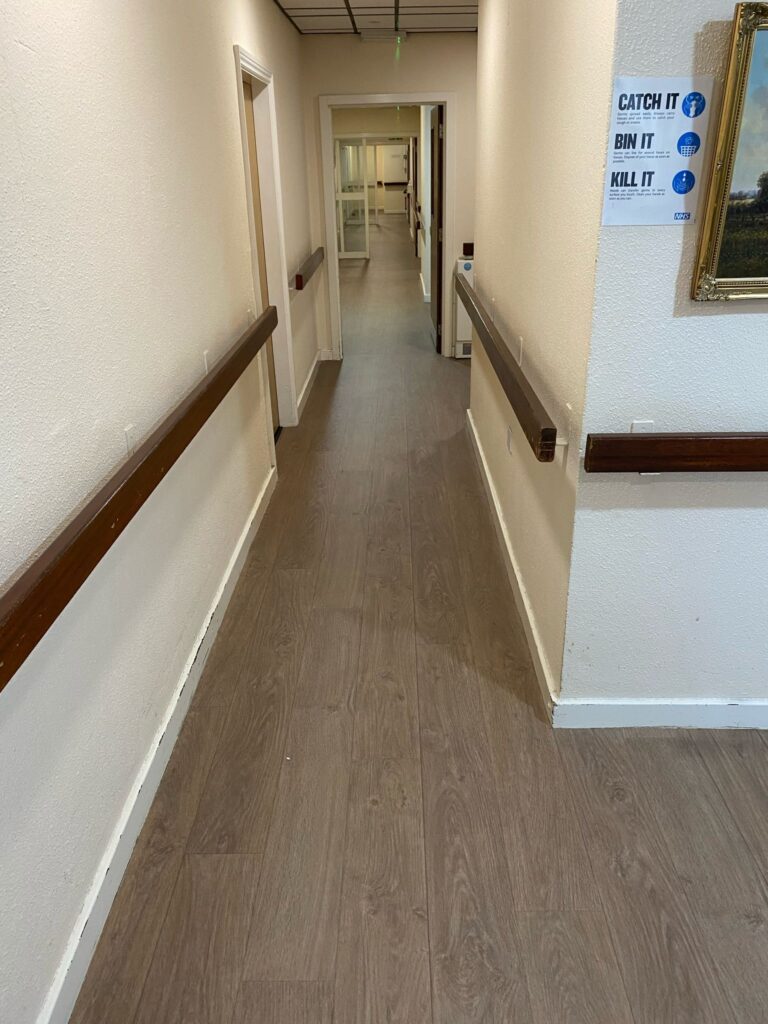 Forbo Surestep Wood Classic Oak Installation To Nazareth Care Homes Westminster - Vinyl Flooring - Westminster - Residential
