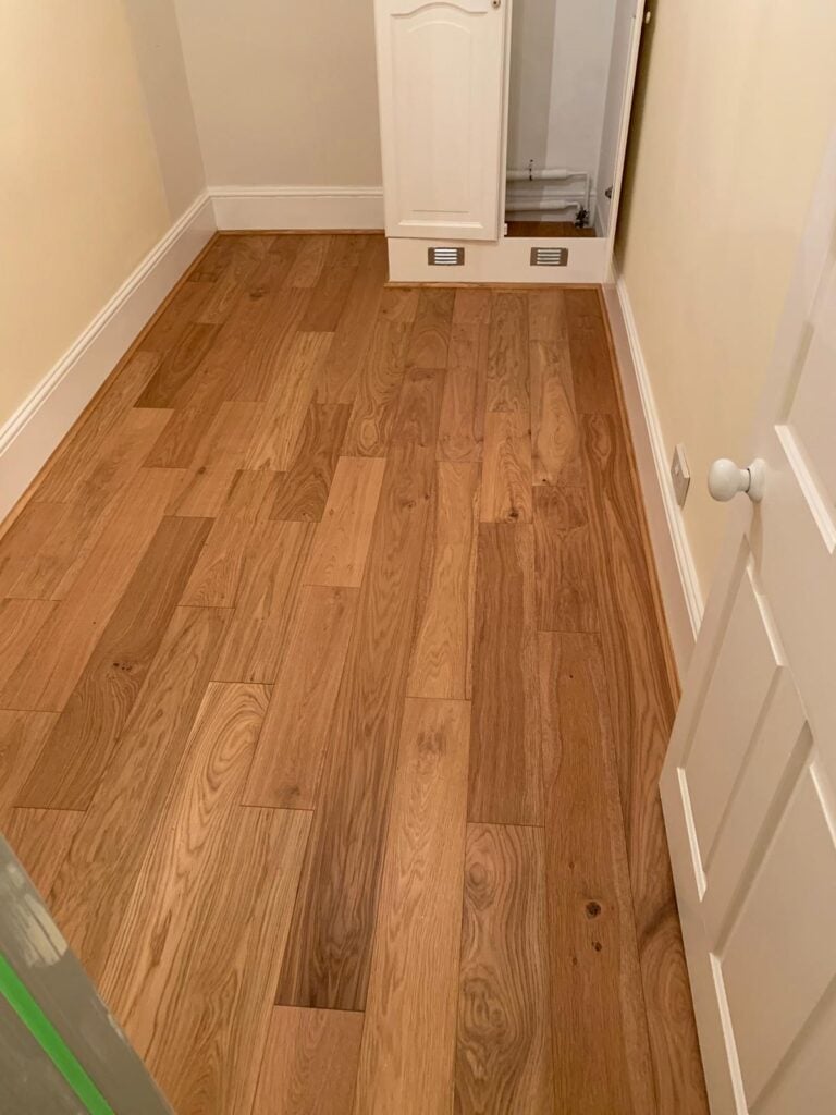 Furlong Flooring Flooring Emerald Rustic Oak 20068 Installation In Kilburn - Wood Flooring - Kilburn - Residential