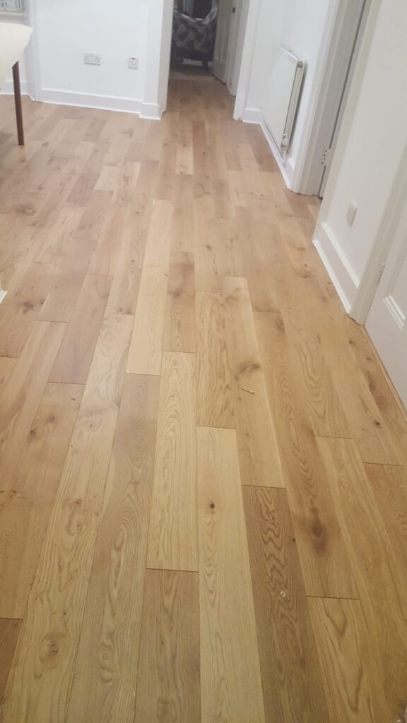 Furlong Flooring Next Step 125 Rustic Lacquered Wood Flooring Installation In Acton - Wood Flooring - Acton - Residential