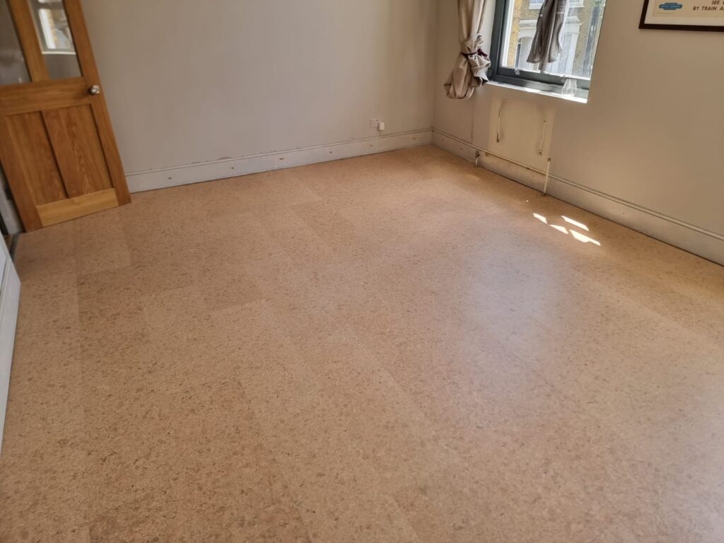 Granorte Naturals Champagner Sand Cork Installation In Barnes - Wood Flooring - Barnes - Commercial