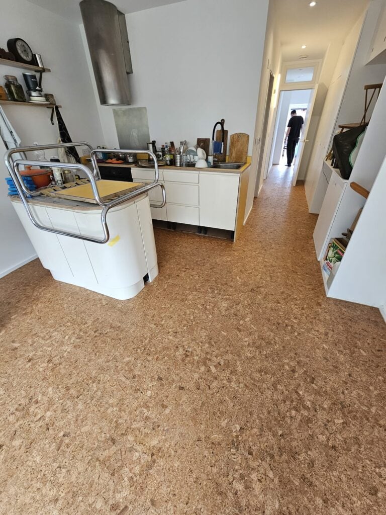 Granorte Traditions Champagner Cork Flooring Installation In Kilburn - Wood Flooring - Kilburn - Residential