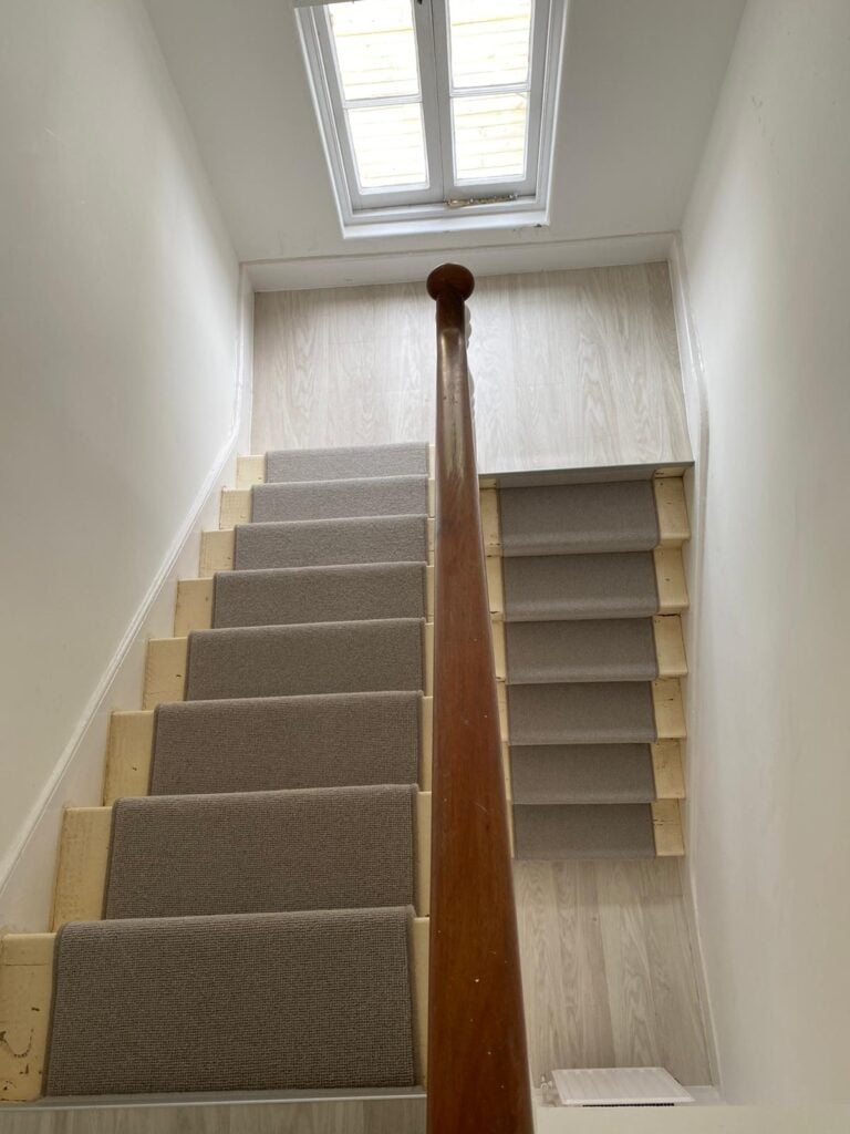 Hugh Mackay Carpets Deco Loop Seaspray Danso Installation In Pimlico - Carpet - Pimlico - Residential