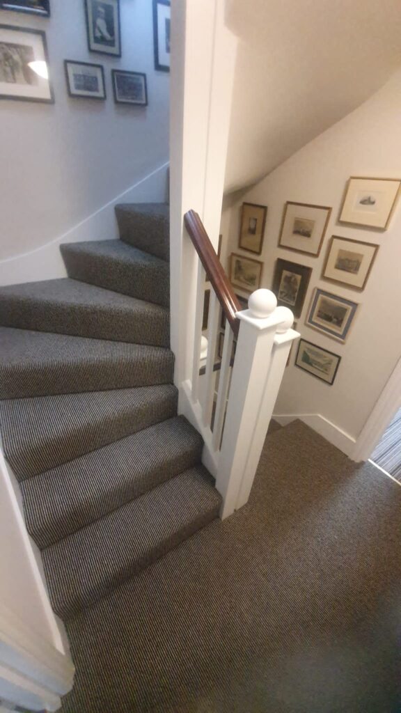 Hugh Mackay Carpets Deco Stripe Belgravia Installation In Hammersmith - Carpet - Belgravia - Hammersmith - Residential