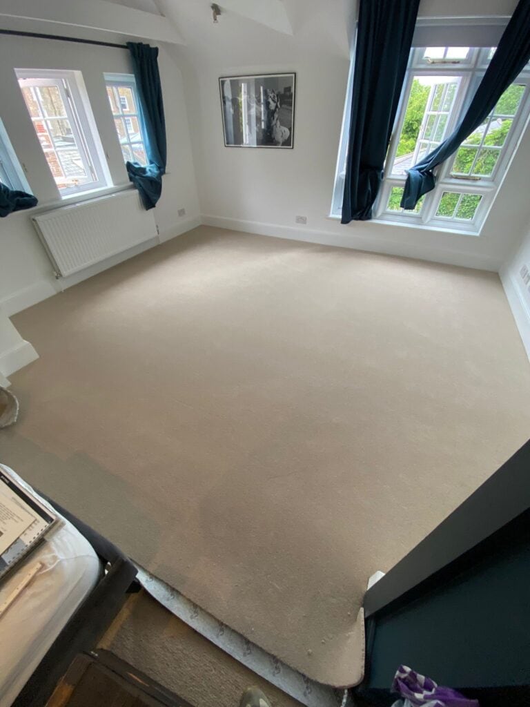 Hugh Mackay Carpets Durham Twist Antique Lace Installation In Hammersmith - Carpet - Hammersmith - Residential