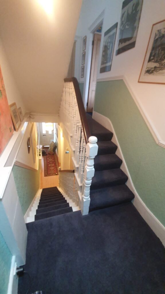 Hugh Mackay Carpets Durham Twist Polaris Blue Installation In Richmond - Carpet - Richmond - Residential