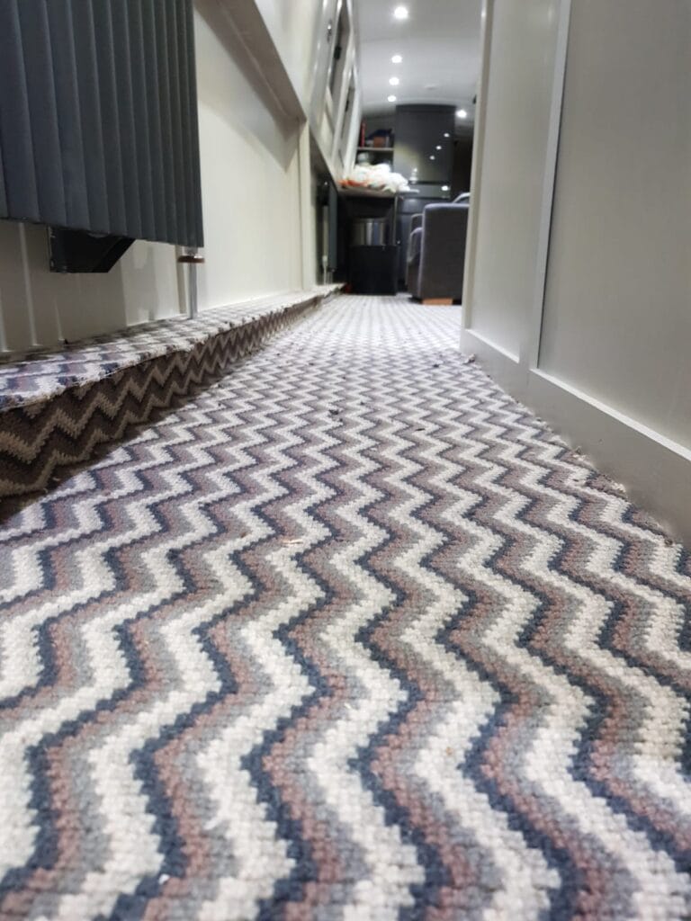 Hugh Mackay Carpets Zig Zag Deco Woodland Installation In Kings Cross - Carpet - Residential