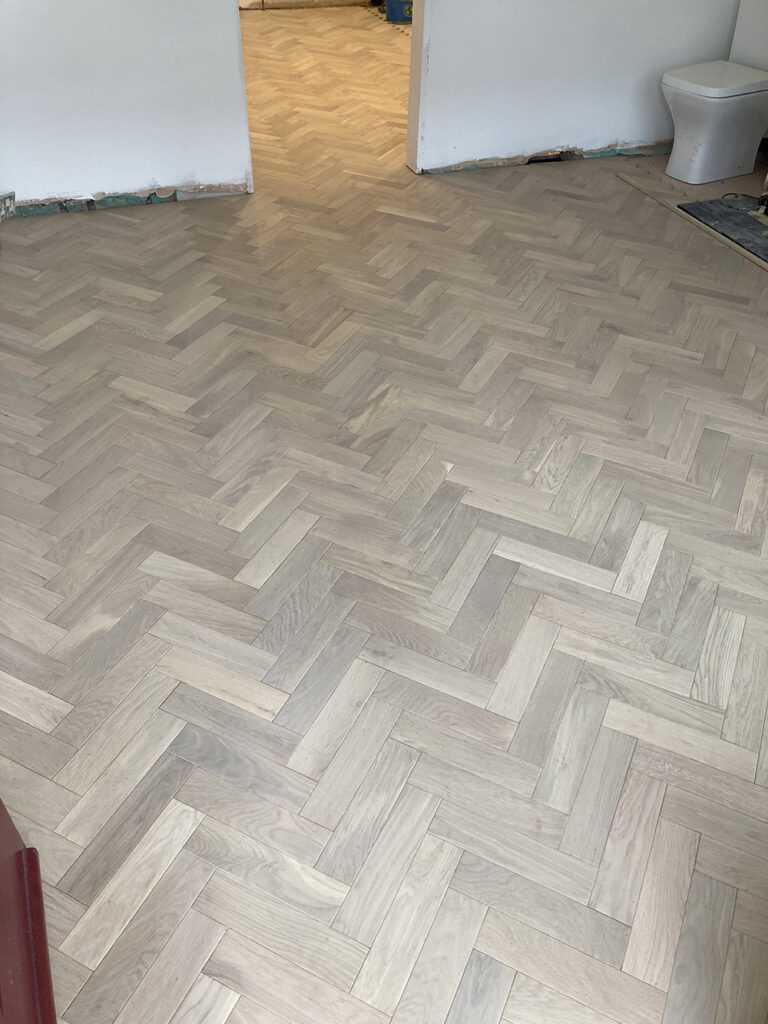 Herringbone Wood Flooring In Chelsea - Wood Flooring - Chelsea - Residential