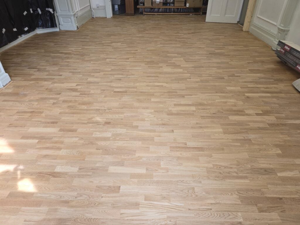 Kahrs Oak Urban Brown Strip Wood Flooring Installation In Earls Court - Wood Flooring - Earls Court - Residential