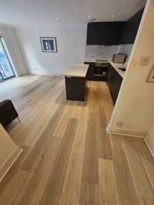 Karndean Van Gogh Rigid Core Texas White Ash Rkp8105 Installation In Richmond - Luxury Vinyl Tile (LVT) Flooring - Richmond - Residential